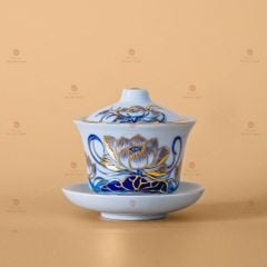 Bát Sâm Th? Men Lam V? Vàng