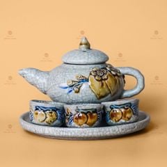 B? ?m 3 Chén Th? Men R?n N?i H?a Ti?t Hoa Ðào